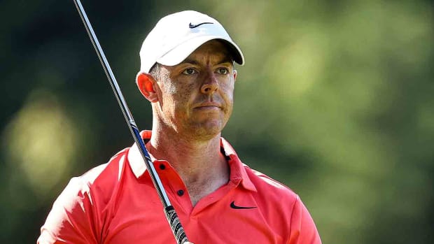 Rory McIlroy is pictured at the 2023 Irish Open.